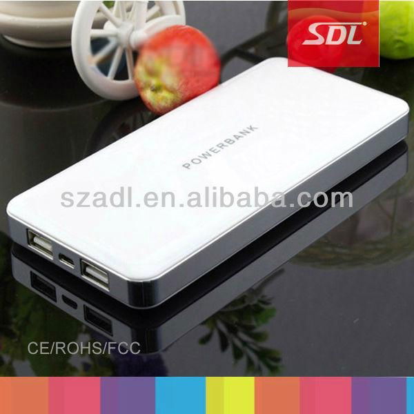 12000mAh ultra thin slim Dual usb port power bank  for iphone samsung laptop 3