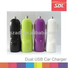 5V 2.1A dual usb car charger for iphone samsung  3