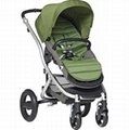 Britax Affinity Silver Stroller w/ Cactus Green Color Pack 1