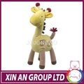 lovely and cute giraffe stuffed animal toyes icti audited factory  