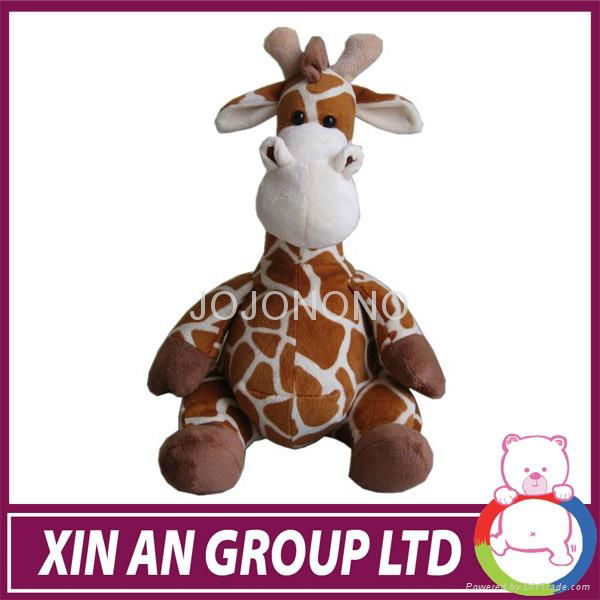 lovely and cute giraffe stuffed animal toyes icti audited factory   5