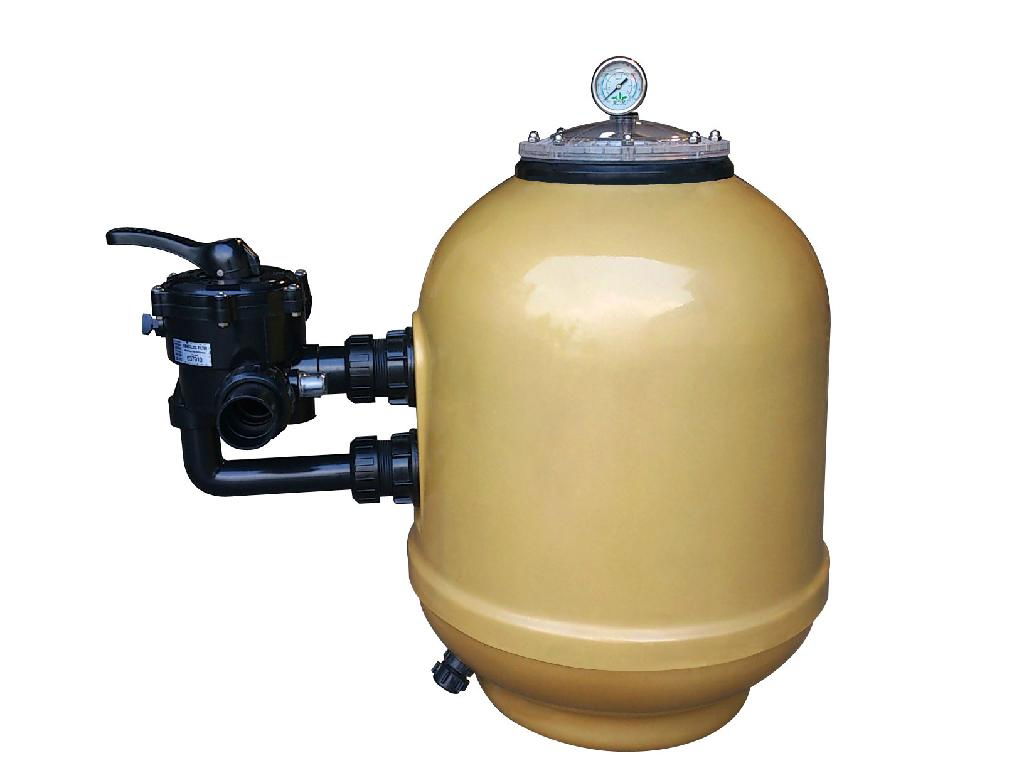 Fiberglass Laminated Sidemount Sand Filter (Bolt type) for Swimming Pool