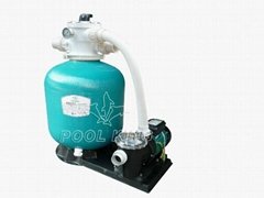 Plastic with Fiberglass Sand Filter with Pump Filtration System for Swimming Poo