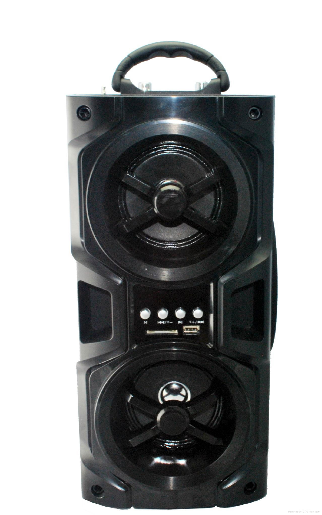 Portable wooden Bluetooth speaker S462 4