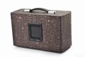 Latest new 10W high-quality portable colorful true wireless wood speaker 5