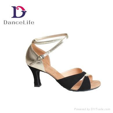 S5530 Wholesale DanceLife Ladies PU Ballroom Latin Dance Shoes for Women Guangzh
