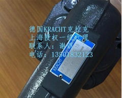 德國原裝進口KRACHT克拉克KF25RF2-D15齒輪泵