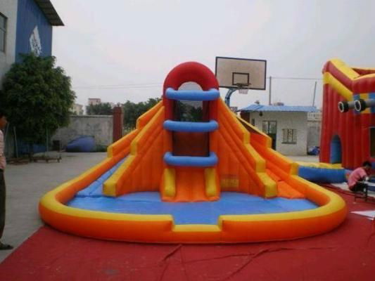 inflatable water slide Inflatable spiral slide 4
