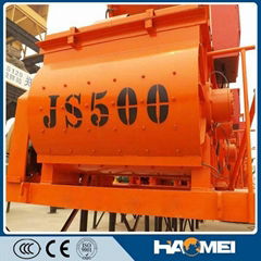Heated Vertical JS500 Concrete Mixer Exported To Japan