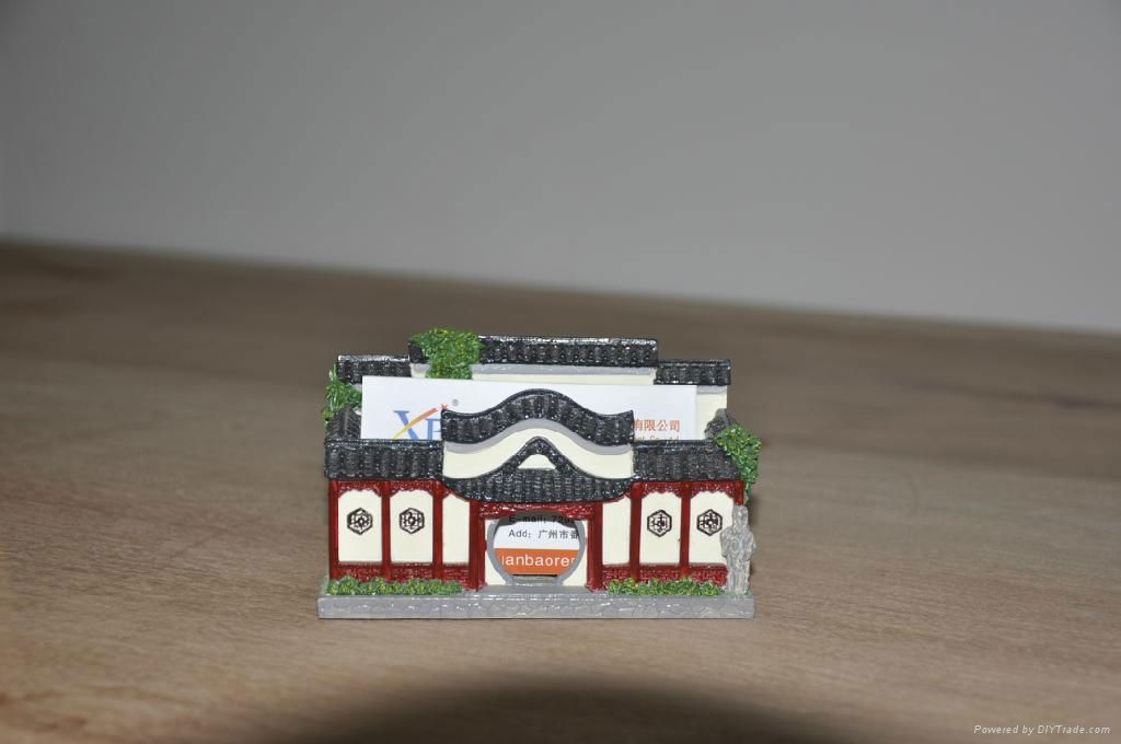 Lin Zhi garden handicraft pen container business card holder 4