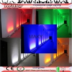 Best selling in 2014 RGBAWUV  Battery Wireless LED Wall Washer LED stage lights