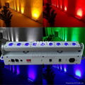 RGBAW+UV 6 in 1 wireless DMX led stage lights bars disco lights 2