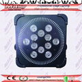 12 leds RGBAW/RGBAW+UV 5 in 1/6 in 1 rechargeable led flat par lights 4