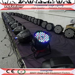 54X3W RGBW Led par lights led stage light wedding lights