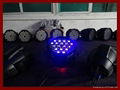 54X3W RGBW Led par lights led stage light wedding lights 5