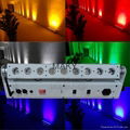 RGBAWUV Rechargeable indoor led wall washer wireless dmx wall washer night club 