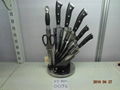 7PCS KITCHEN KNIFE SET WITH ACRYLIC BLOCK 2