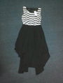 chiffon fashion stripe dress