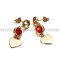 Wholesale fashion jewelry heart shaped drop earrings 1