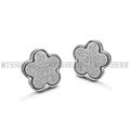 Popular Flower Jewelry Rhinestone Stud Earring 1