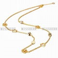 Cheap gold plating chain necklace jewellery NSSN180STGC