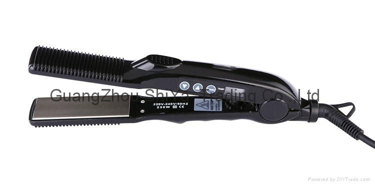  professional newest desgin with low price Hair Straightening flat iron SY-828 3