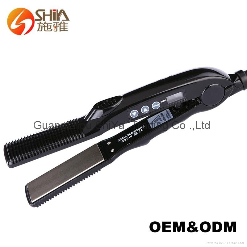  professional newest desgin with low price Hair Straightening flat iron SY-828 2