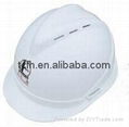 Construction Safety Helmet with V Guard