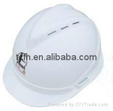 Construction Safety Helmet with V Guard