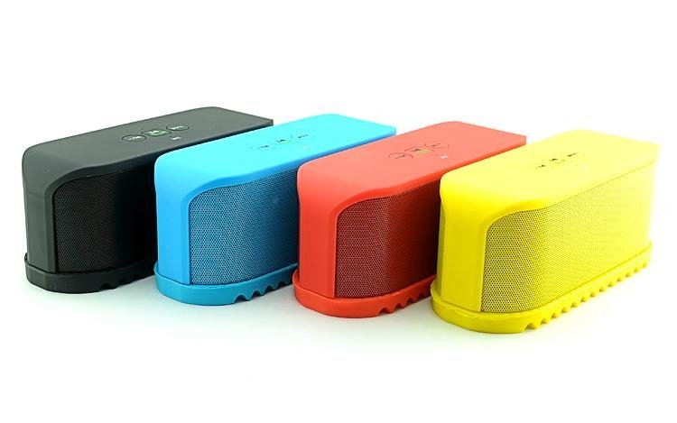 2014 new arrival silicone case bluetooth speaker 