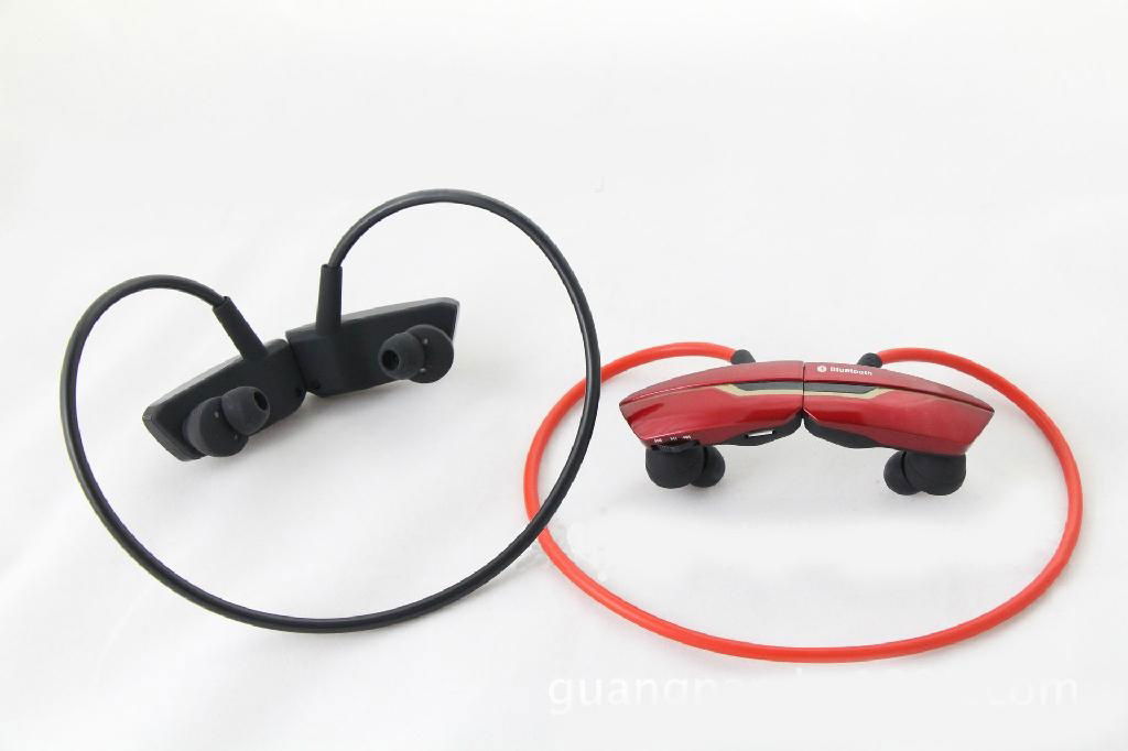 Back hang bluetooth headsets with handsfree function 4