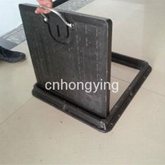 square bmc manhole cover with handle 