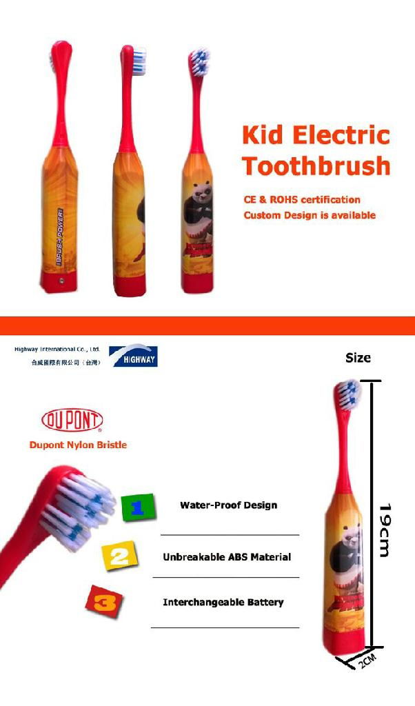 Kid electric toothbrush