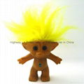 Vinyl Troll doll 10 cm Dam doll 3