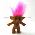 Vinyl Troll doll 10 cm Dam doll 2