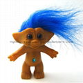 Vinyl Troll doll 10 cm Dam doll 5