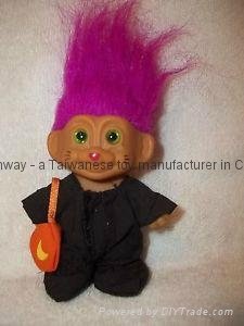 Halloween costume troll doll Dam 10 CM 3