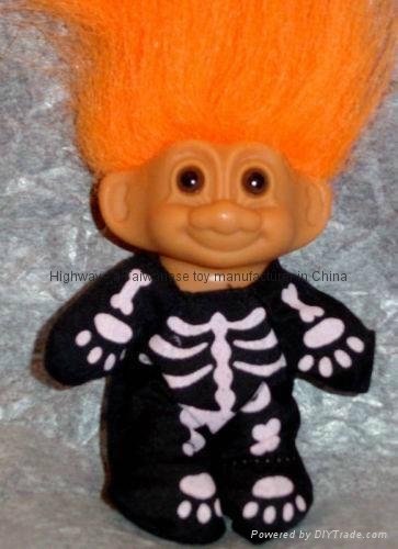 Halloween costume troll doll Dam 10 CM 2