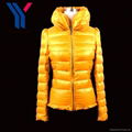 Fashion Yellow Ladies Winter Duck Down