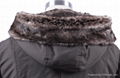 100% polyester thick cotton filling long Style warm Winter outdoorcoat with fur 3