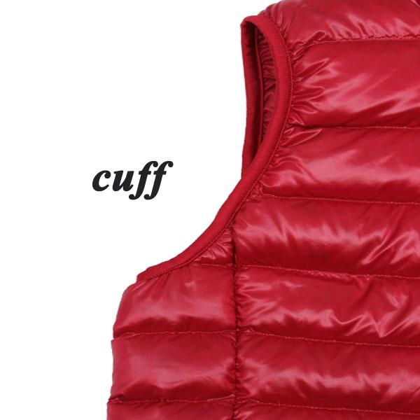 Lightweight Red Women Down Vest 2