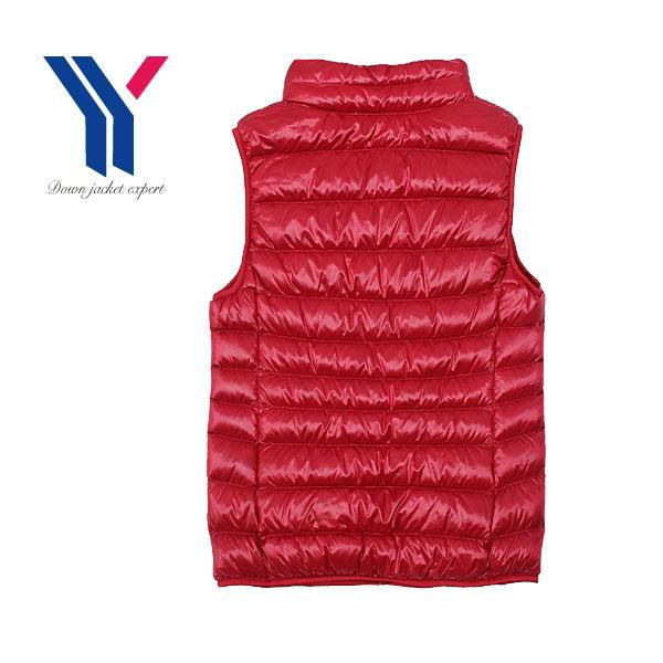 Lightweight Red Women Down Vest 5