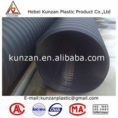 steel reinforced hdpe corrugated pipe