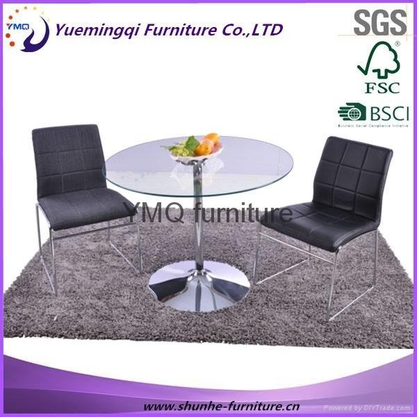  top selling 2 seater glass dining table TA054&TY054