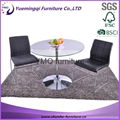  top selling 2 seater glass dining table TA054&TY054 1