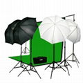 1000 Watt Continuous Triple Lighting 10x10 ft Photo Studio Kit 1