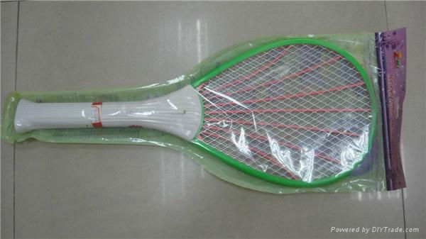 Rechargeable electric fly mosquito swatter