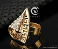 New 18 k Gold austrian Crystal Necklace Bracelet Earring Ring Jewelry Set 5