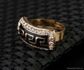 New 18 k Gold black strip-type diamond austrian Crystal Jewelry Set 3