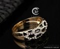 New 18 k Gold black punctation austrian Crystal Jewelry Set 5